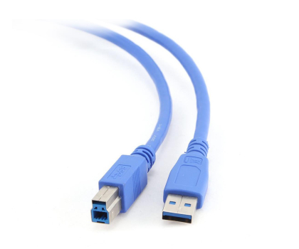 Kabel GEMBIRD Kabel USB 3.0 typu AB AM-BM  3m niebieski CCP-USB3-AMBM-10